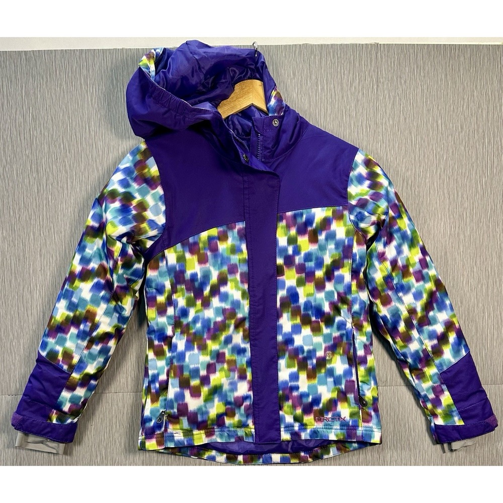 Arctix Suncatcher Insulated Winter Jacket Purple Multicolor Youth Medium
